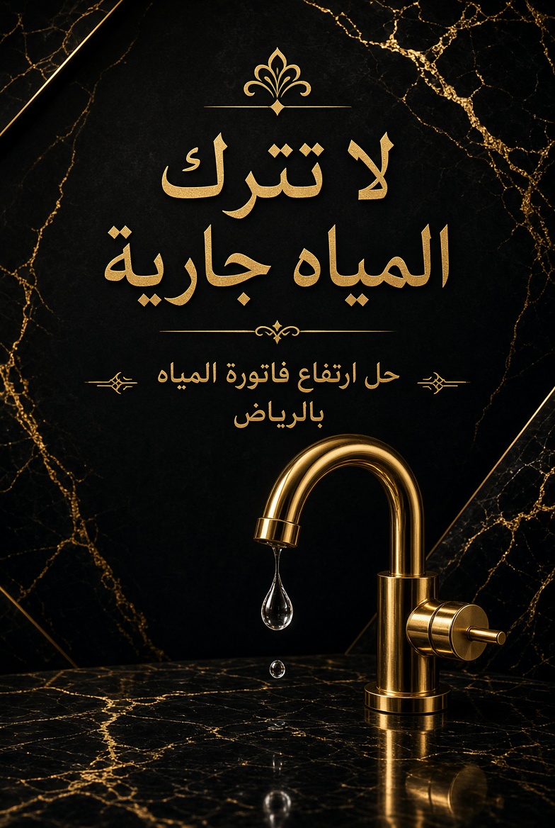 شركة حل ارتفاع فاتورة المياه بالرياض